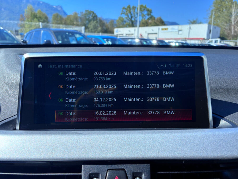 X1 (F48) XDRIVE20IA 192CH LOUNGE /ATTELAGE/SUIVI BMW COMPLET 2018 occasion 38130 ECHIROLLES