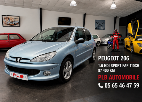 Peugeot 206 1.6 HDI SPORT FAP 3P