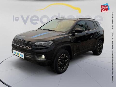 Jeep Compass 1.3 Turbo T4 240ch PHEV 4xe Trailhawk AT6 eAWD Tpano GPS Cam 2022 occasion Bischheim 67800