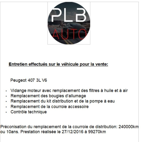 407 Coupe 3.0 V6 SPORT 211 CV BOITE MECA 2006 occasion 12000 RODEZ