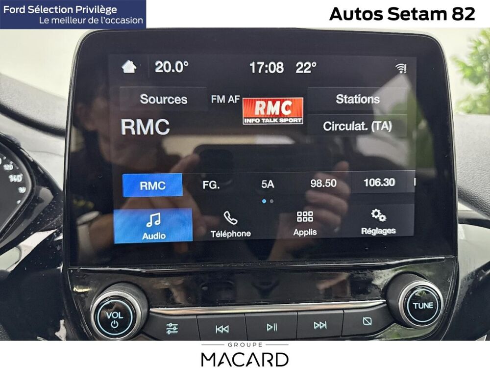 Fiesta 1.0 EcoBoost Hybrid 125ch Titanium Business Powershift 5p 2022 occasion 82000 MONTAUBAN