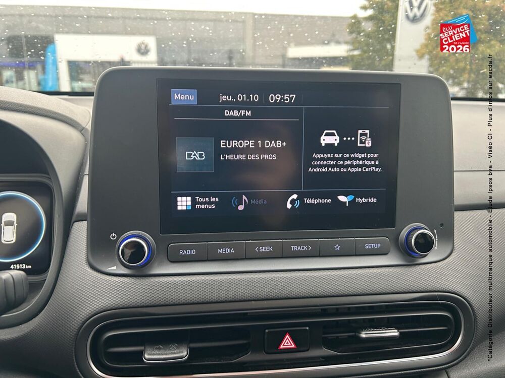 Kona 1.6 GDi 141ch Hybrid Intuitive DCT-6 2022 occasion 67800 Bischheim