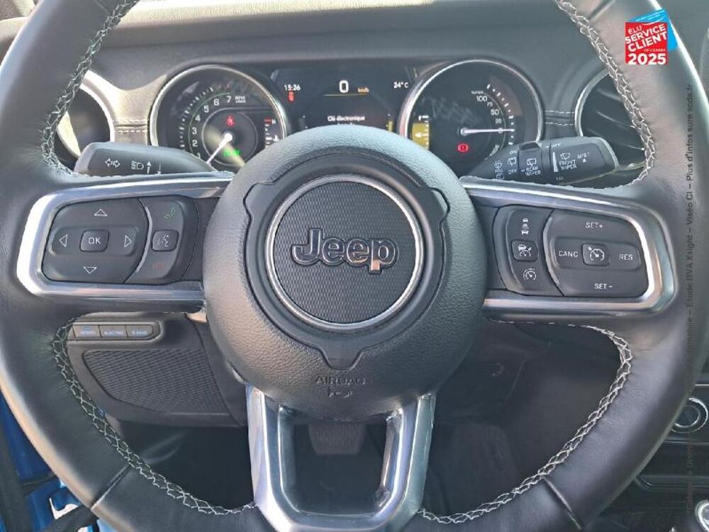 Wrangler 2.0 T 380ch 4xe Overland Command-Trac MY23 Touvrant Sieges c 2023 occasion 68000 Colmar