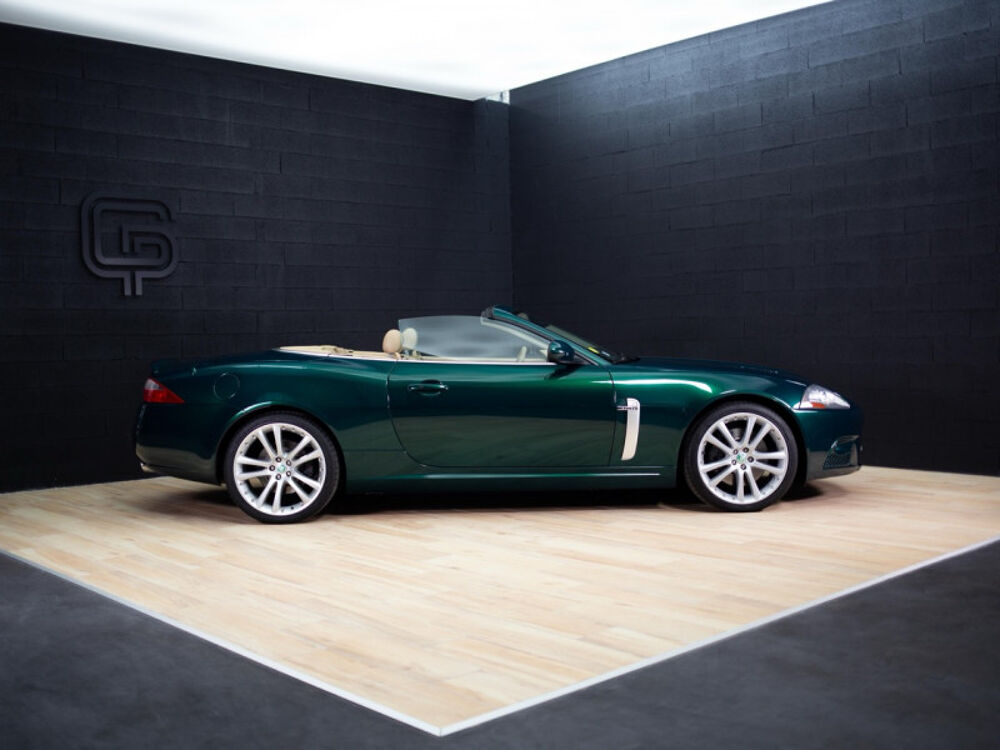 XK R 416CH V8 / BRITISH RACING GREEN / INTERIEUR BEIGE 2007 occasion 10120 SAINT ANDRE LES VERGERS