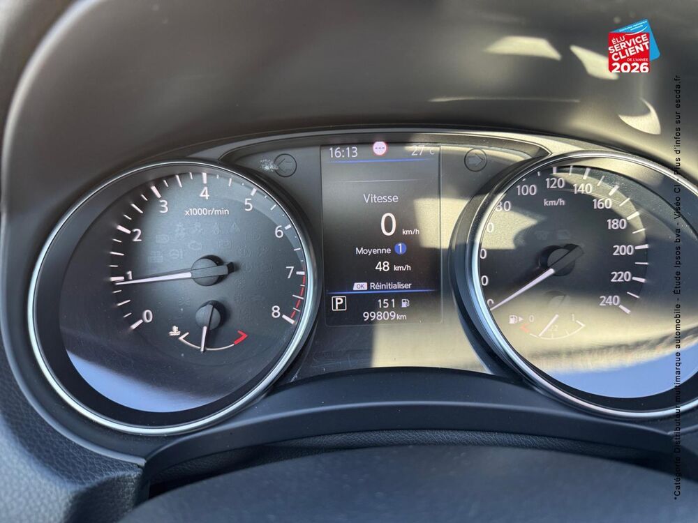Qashqai 1.3 DIG-T 160ch Tekna DCT 2019 Euro6-EVAP 2020 occasion 25000 Besan&ccedil;on