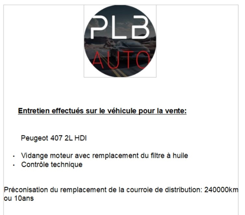 407 2.0 HDI136 SPORT PACK FAP PLB AUTO 2006 occasion 12000 RODEZ