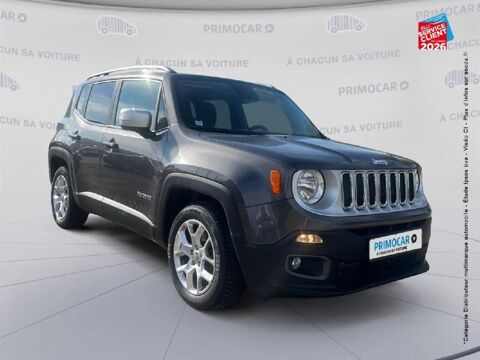 Renegade 1.4 MultiAir S/S 140ch Limited Tpano Sieges cuir GPS 2016 occasion 21000 Dijon