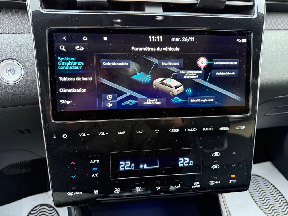 Tucson 1.6 CRDI 136CH HYBRID 48V EXECUTIVE DCT7 2022 occasion 70210 Montdor&eacute;