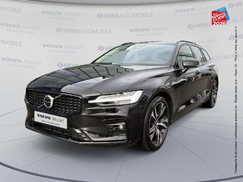 Volvo V60 B4 197ch Ultra Style Dark DCT 7 TOuvrant Siege chauf Volant 2025 occasion Metz 57050