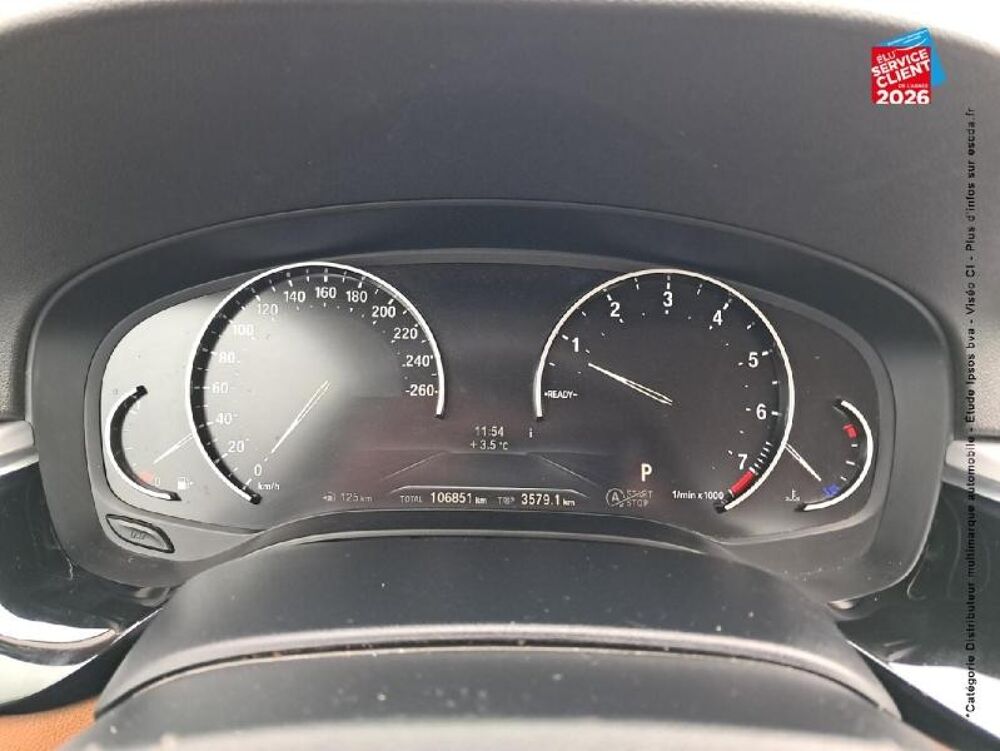 S&eacute;rie 5 530iA xDrive 252ch Lounge Steptronic Sieges chauf/cuir GPS 2018 occasion 57970 Illange
