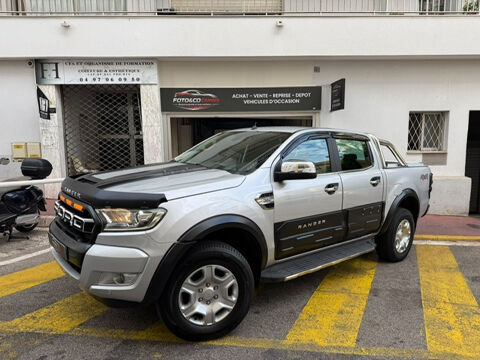 Ford Ranger 3.2 TDCI 200CH DOUBLE CABINE LIMITED BVA 2018 occasion Cannes 06400