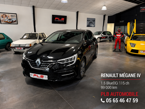 Renault Megane IV 1.5 BLUE DCI 115CH INTENS 11/2021 98000 KM 2021 occasion RODEZ 12000