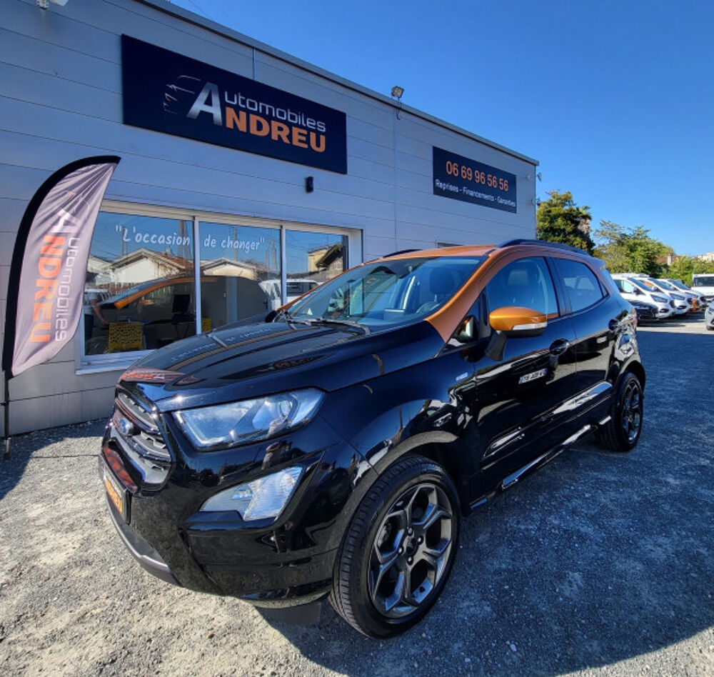 Ecosport 1.0 ECOBOOST 125CH ST-LINE NOIR/JAUNE EURO6.2 2018 occasion 33700 M&eacute;rignac