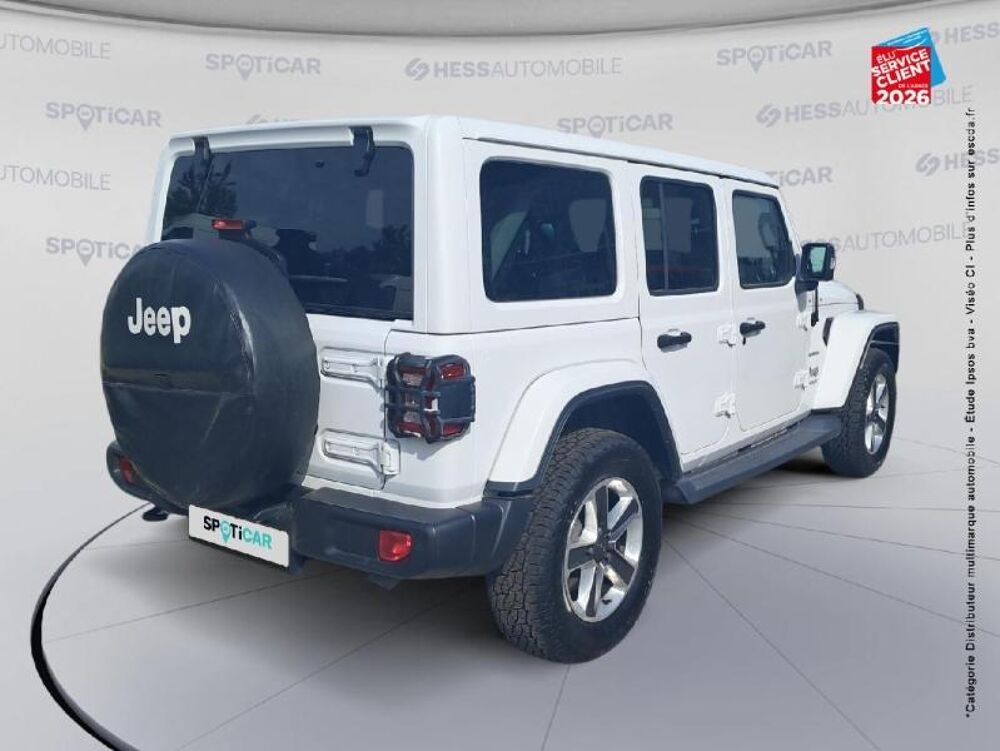 Wrangler 2.0 T 272ch Sahara Command-Trac BVA8 2019 occasion 68000 Colmar