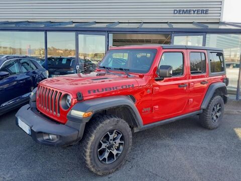 Jeep Wrangler 2.2 MultiJet 200ch Rubicon Rock-Trac BVA8 188g 2018 occasion Anglet 64600