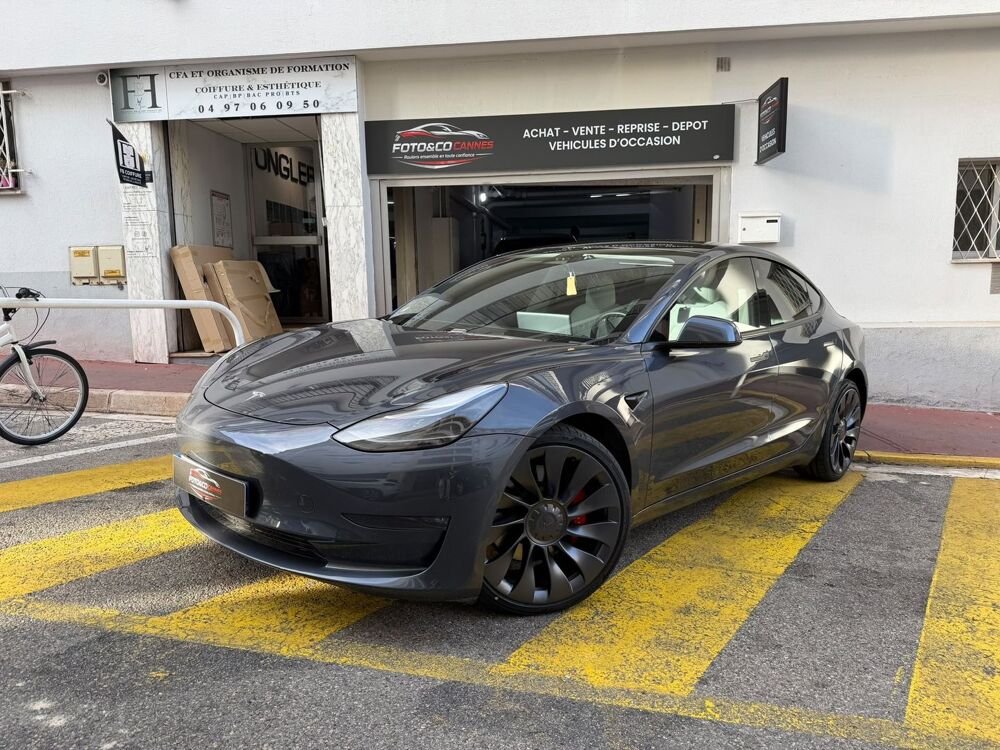 Model 3 LONG-RANGE DUAL MOTOR AWD MY21 2021 occasion 06400 Cannes