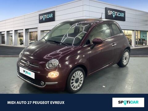Fiat 500 1.2 8v 69ch Lounge 2019 occasion Évreux 27000