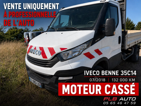 Iveco Daily 35C14S UNIQUEMENT A PRO DE LAUTO MOTEUR CASSE 2018 occasion RODEZ 12000