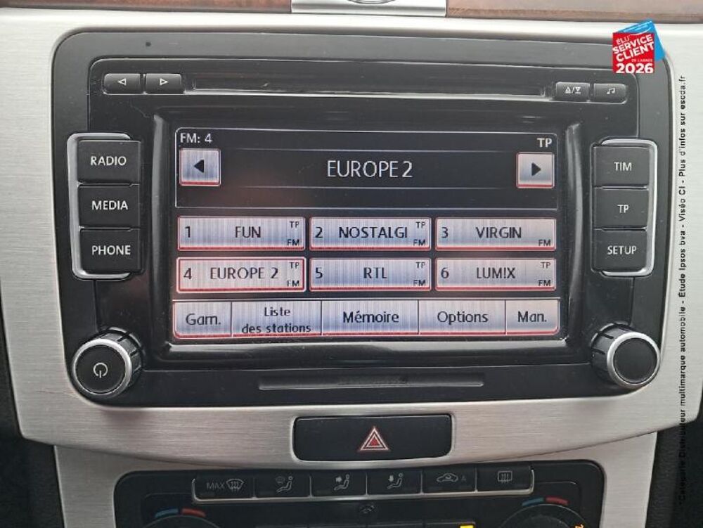 Passat 2.0 TDI 170ch BlueMotion FAP Carat 4Motion DSG6 Sieges chauf 2011 occasion 57970 Illange