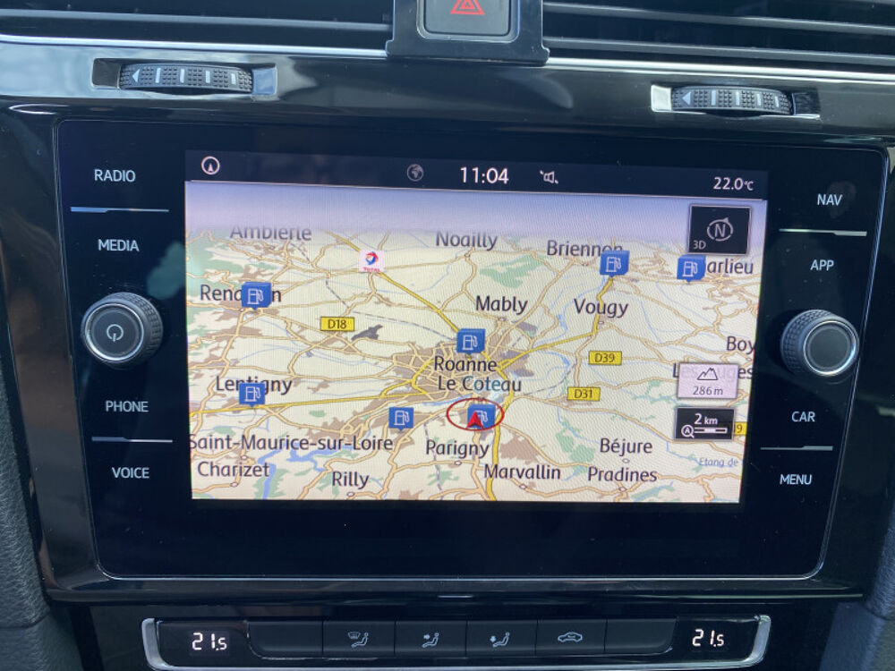 Golf 1.5 TSI EVO 130CH CARAT DSG7 EURO6D-T 5P 2019 occasion 42120 LE COTEAU