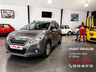 2008 1.6 BLUEHDI 100CH ALLURE 81200 KM 2016 occasion 12000 RODEZ