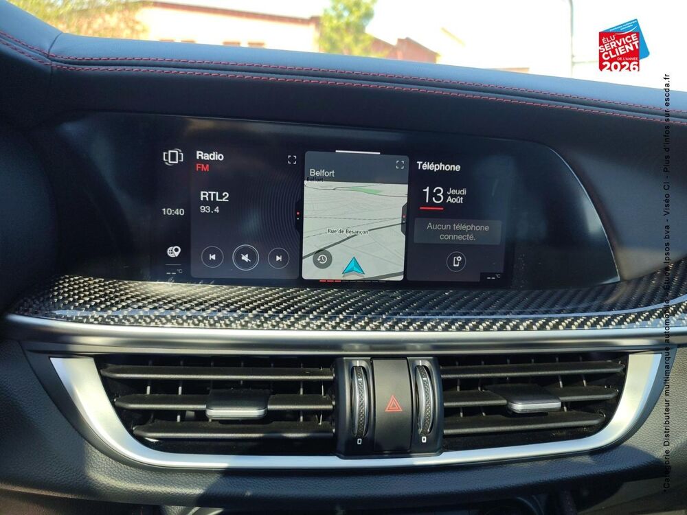 Stelvio 2.2 Diesel 210ch Estrema Q4 AT8 MY22 2022 occasion 90000 Belfort