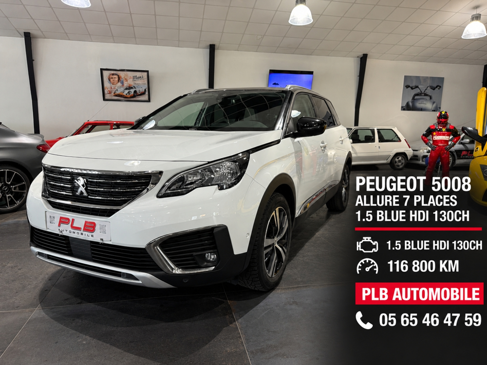5008 1.5 EHDI 130CH ALLURE 7 PLACES 2018 occasion 12000 RODEZ