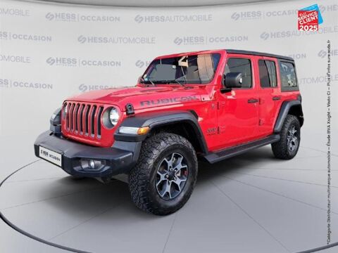 Jeep Wrangler 2.2 MultiJet 200ch Rubicon Rock-Trac BVA8 188g GPS Camera At 2019 occasion Souffelweyersheim 67460