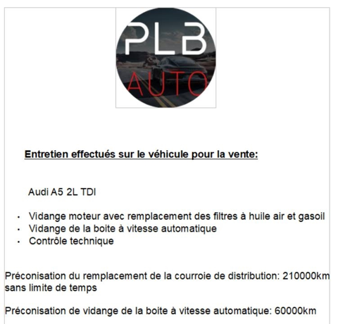 A5 2.0 TDI 190CH S-LINE 2015 occasion 12000 RODEZ