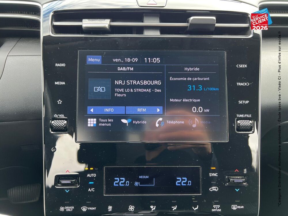 Tucson 1.6 T-GDi 230ch Hybrid Intuitive BVA6 2022 occasion 67800 Bischheim