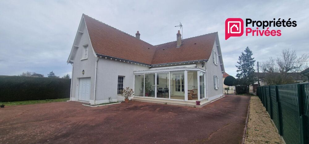 Noyers sur Cher maison - 158 m² au sol - 5 pièces - 4 chambres sur terrain de 1320 m²