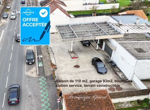 Achetez un bien, g&eacute;n&eacute;rez plusieurs revenus: Maison + Garages + Terrain + boutique + Opportunit&eacute; station TotalEnergies 209900 86100 Chatellerault