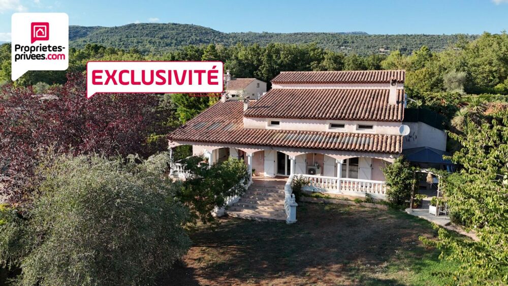 Vente Villa GRANDE VILLA AVEC 2 APPARTEMENTS INDEPENDANTS AU CALME ET SUR TERRAIN DE 2550 M2 Saint cezaire sur siagne