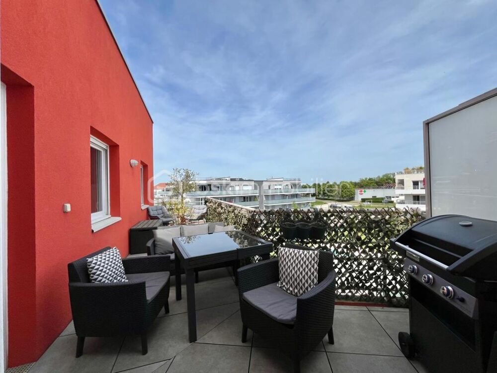 Chevigny : Appartement 3 pièces de 64m² dernier étage/terrasse avec garage et piscine