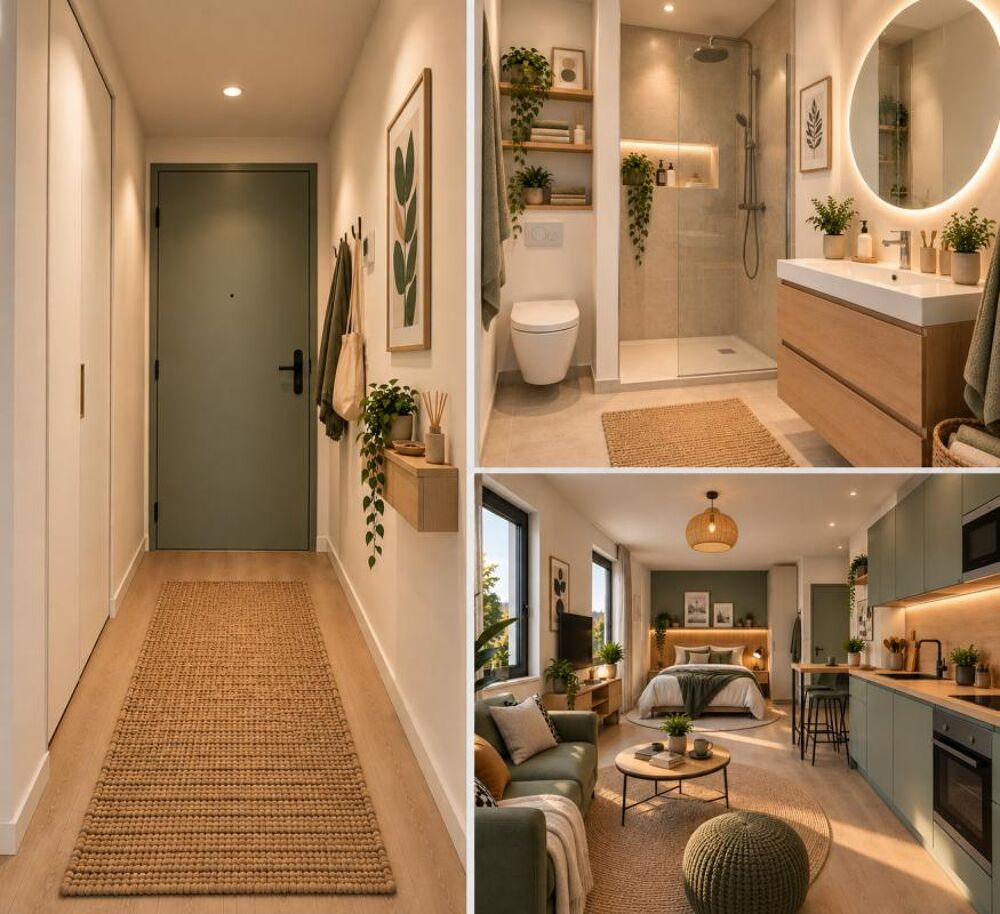 UN STUDIO PENSE COMME UN VRAI PETIT APPARTEMENT