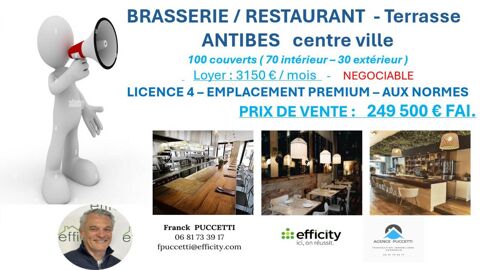 Commerces/Negoce 249500 06600 Antibes