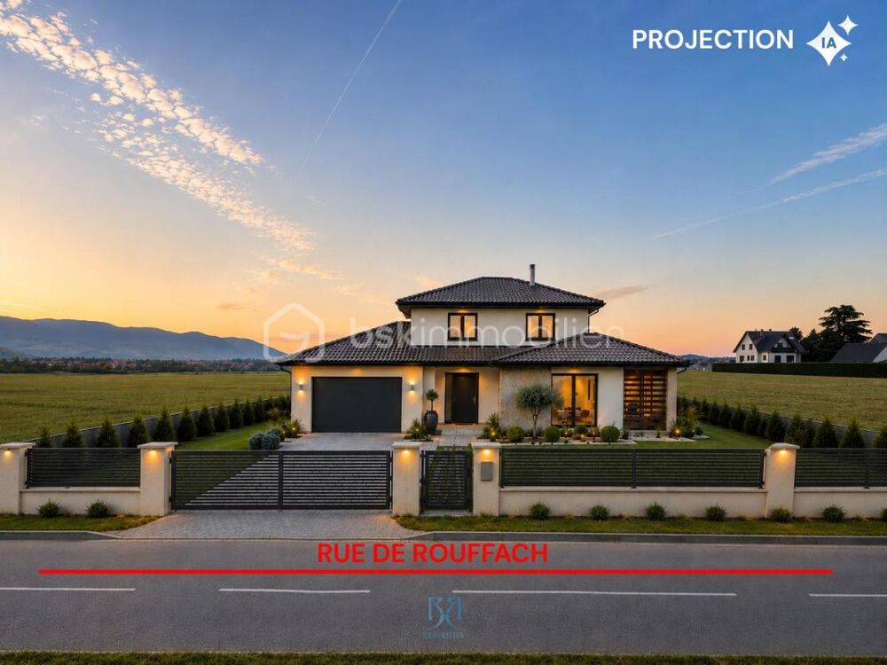 Vente Terrain Terrain constructible de 8 ares – Vue dégagée sur les Vosges - Oberhergheim Oberhergheim