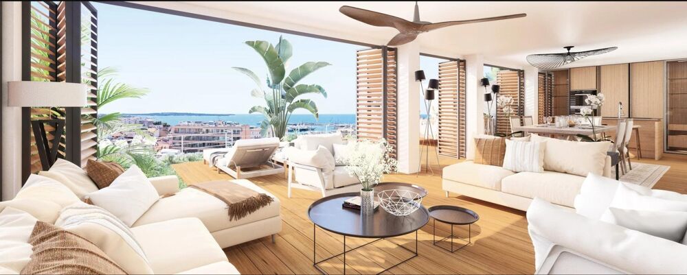 Vente Appartement **RARE DERNIER ETAGE Terrasse + ROOFTOP au PIED de la GARE avec VUE MER + PARKING** Cannes