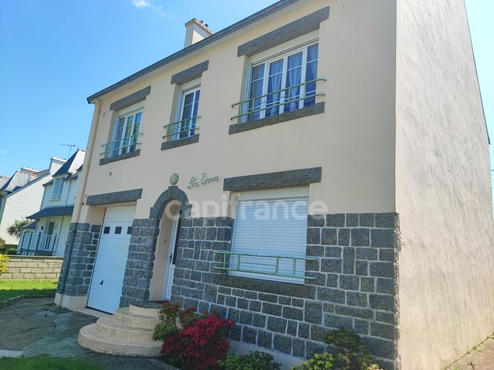 DOUARNENEZ(29) Maison de 134m², 4 chambres, garage, jardin, face à la baie