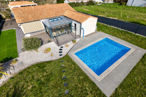   SAINT BENOIST SUR MER (85) 15 MINUTES DES PLAGES VILLA PLAIN PIED GRAND CONFORT AVEC PISCINE SUR 1204 M� Villa - 6 pi�ce(s) - 155 m�
