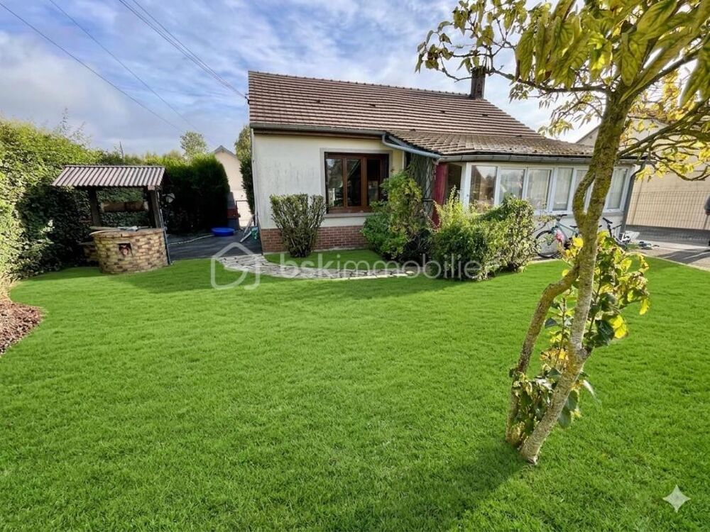 Maison 3 chambres, plein pied de vie, garage et jardin