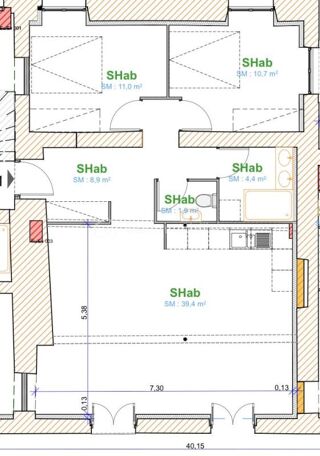  Appartement à vendre 3 pièces 76 m²