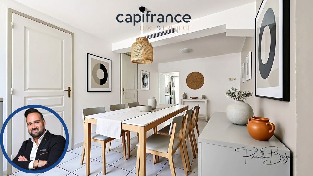 Maison à vendre 4 pièces SAINT GENIS LES OLLIERES (69)  Le charme d'une maison de village avec cour intimiste, garage et vie à