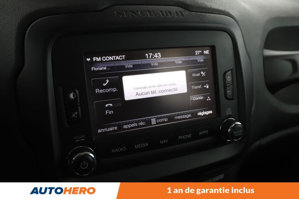 Renegade 1.4 MultiAir Limited 140 ch 2018 occasion 92130 Issy-les-Moulineaux