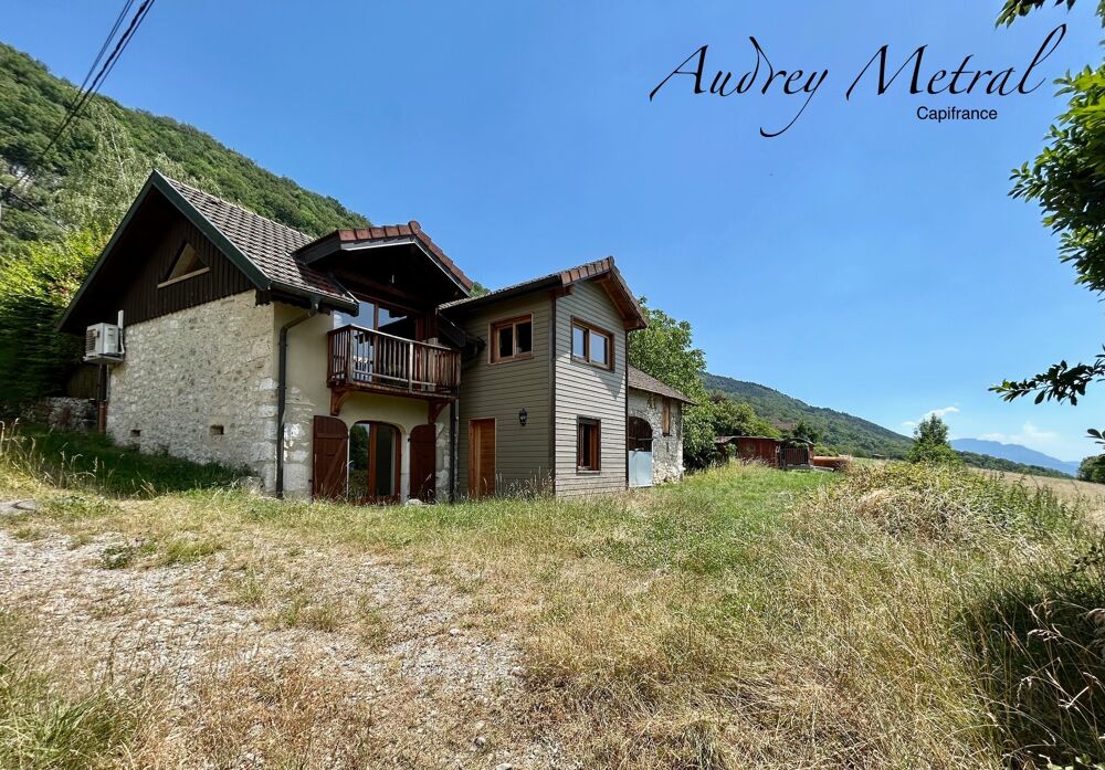 Vente Maison Maison en pierre avec piscine + terrain à vendre à SERRIERES EN CHAUTAGNE (73), 50 min de Genève et d'Annecy, 35 min d'Aix-les-B Serrieres en chautagne
