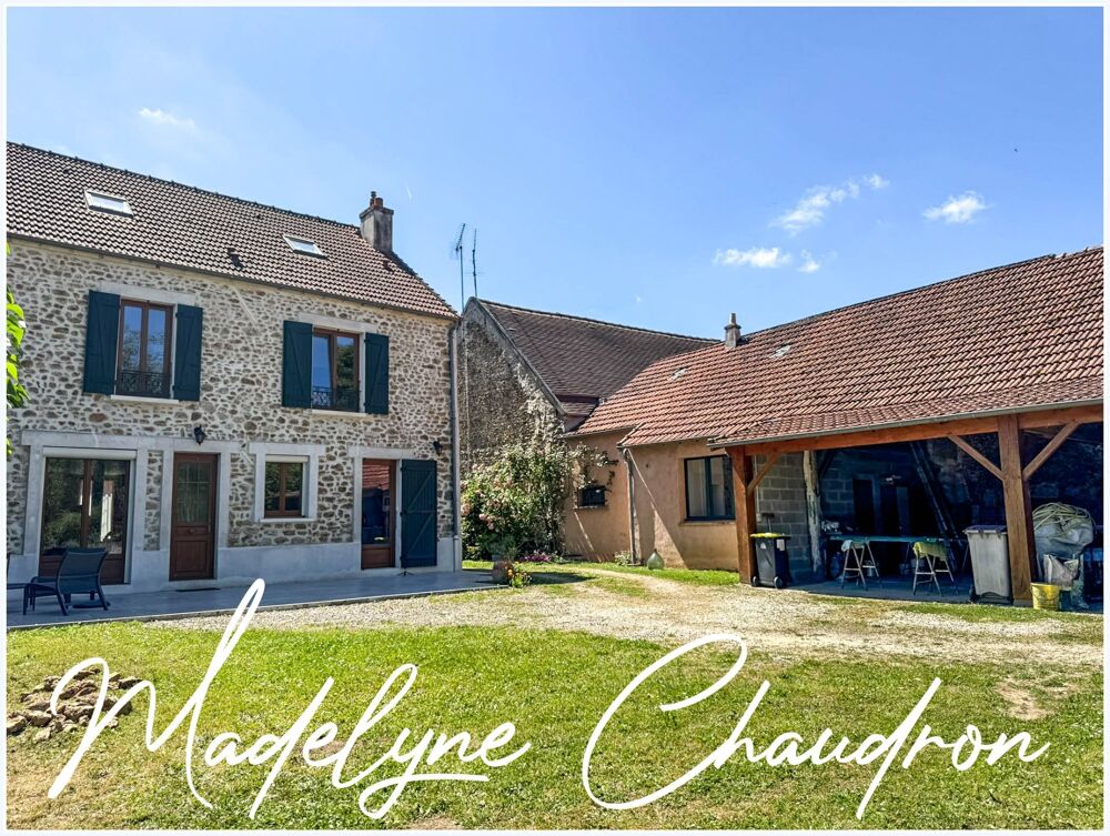 BOURAY-SUR-JUINE  Maison de caractère rénovée  DPE C  Vie de plain-pied  Jardin de plus de 1 000 m²  4 à 6 chambres