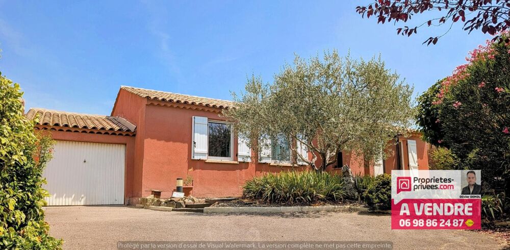 RARE VILLA DE PLAIN-PIED avec piscine et garage à 15 mn de Mandelieu !