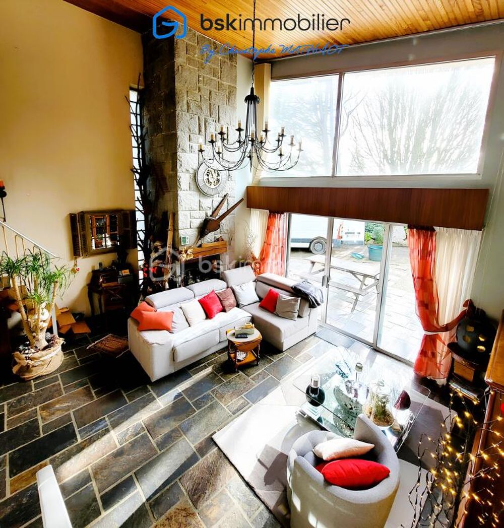 Propriété dexception à Lannion  Maison d'architecte au coeur dun parc d'un hectare avec étang