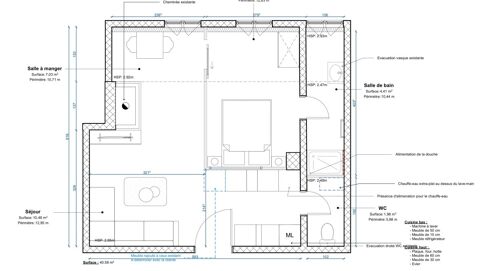  Appartement � louer 2 pi�ces 40 m�