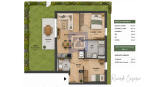  Appartement à vendre 3 pièces 58 m²